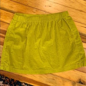 American Eagle chartreuse mini skirt. Never worn